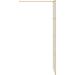vidaXL Fontanería-Pared de Ducha Walk-in 80 x 195 cm vidrio templado