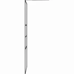 vidaXL Fontanería-Pared de Ducha Walk-in 80 x 195 x 0.5 cm