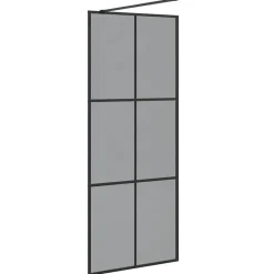 vidaXL Fontanería-Pared de Ducha Walk-in 80 x 195 cm vidrio templado