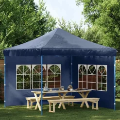 vidaXL Jardín-Paredes de carpa para fiestas con ventana 2 uds PE