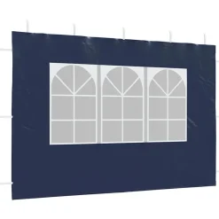 vidaXL Jardín-Paredes de carpa para fiestas con ventana 2 uds PE