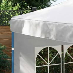 vidaXL Jardín-Paredes laterales de carpa de fiesta con ventana 2uds PE