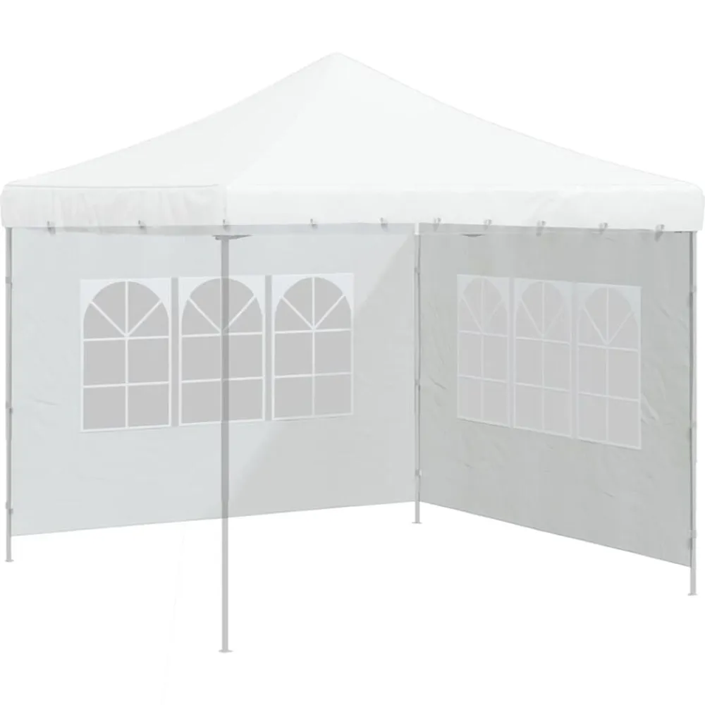 vidaXL Jardín-Paredes laterales de carpa de fiesta con ventana 2uds PE