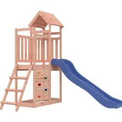 vidaXL Parque infantil de exterior madera maciza Douglas New