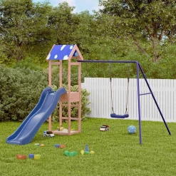 vidaXL Parque infantil de exterior madera maciza Douglas3156935 Outlet
