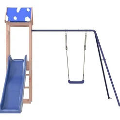 vidaXL Parque infantil de exterior madera maciza de abeto Douglas Best