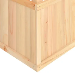 vidaXL Parque infantil de exterior madera maciza de abeto Marr&oacute;n Sale