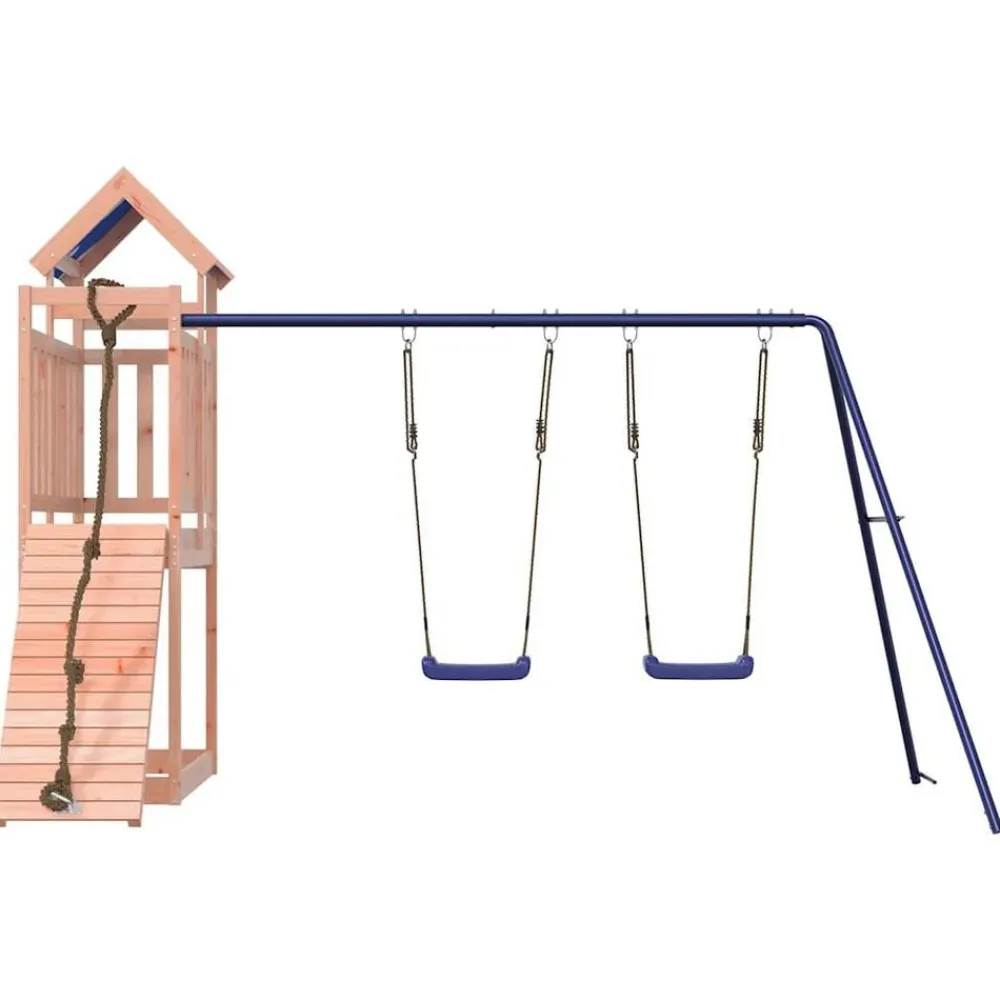 vidaXL Parque infantil de exterior madera maciza Douglas3156935 Outlet