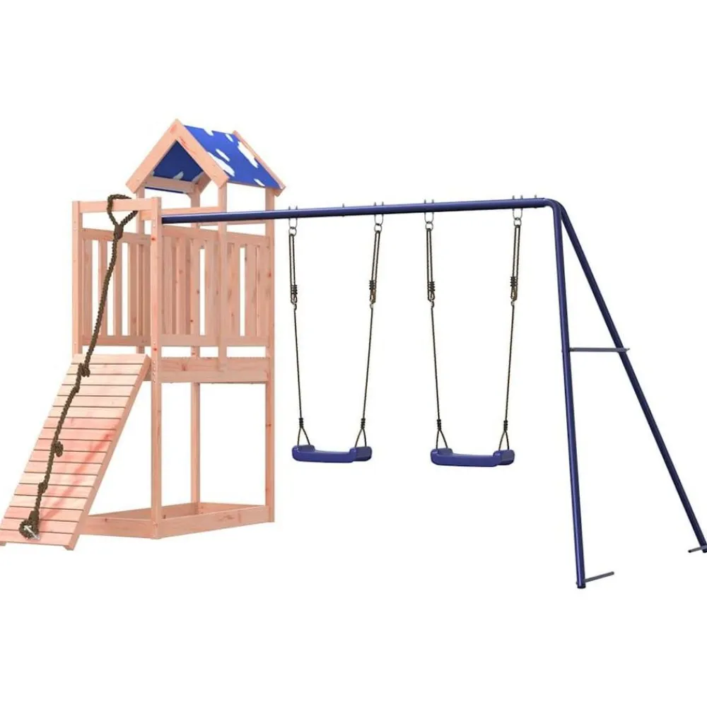 vidaXL Parque infantil de exterior madera maciza Douglas3156935 Outlet