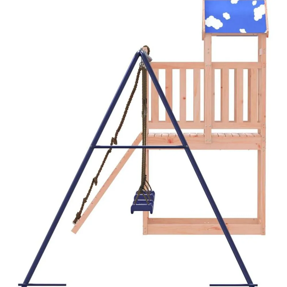 vidaXL Parque infantil de exterior madera maciza Douglas3156935 Outlet