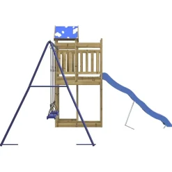 vidaXL Parque infantil de exterior madera de pino impregnada Online