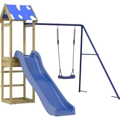 vidaXL Parque infantil de exterior madera de pino impregnada Discount