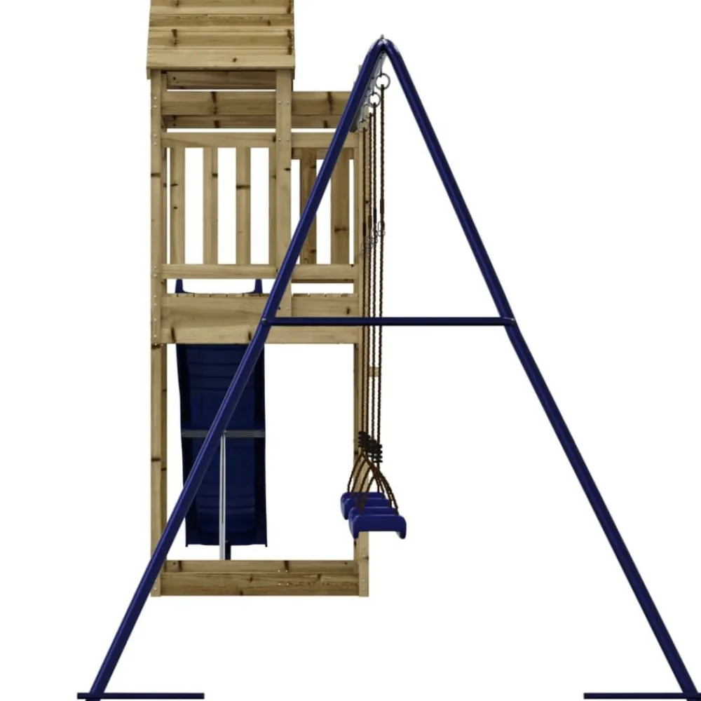 vidaXL Parque infantil de exterior madera de pino impregnada Best