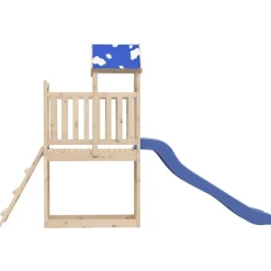 vidaXL Parque infantil de exterior de madera maciza de pino