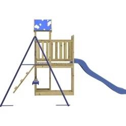 vidaXL Parque infantil de exterior madera de pino impregnada