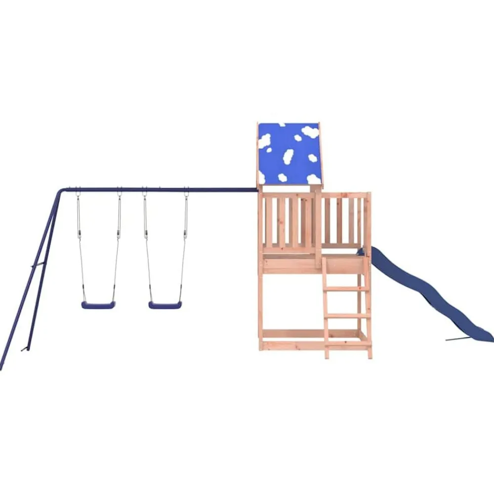 vidaXL Parque infantil de exterior madera maciza Douglas3156935 New