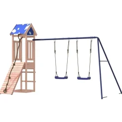 vidaXL Parque infantil de exterior madera maciza Douglas3156935