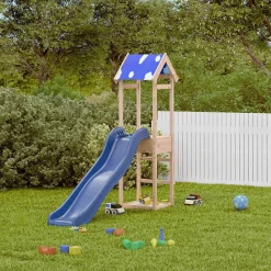 vidaXL Parque infantil de exterior de madera maciza de pino Discount
