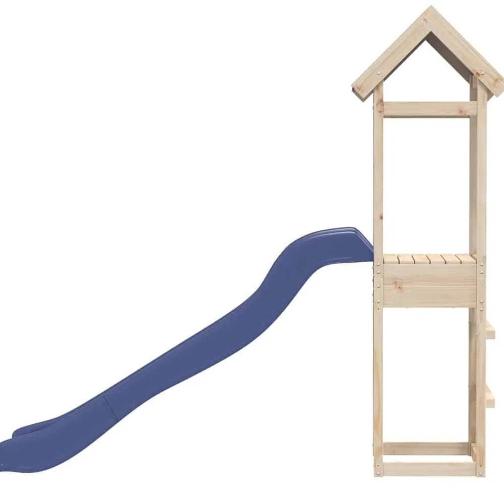 vidaXL Parque infantil de exterior de madera maciza de pino Discount