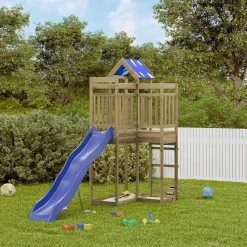 vidaXL Parque infantil de exterior madera de pino impregnada Discount