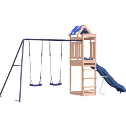 vidaXL Parque infantil de exterior madera maciza Douglas3156935 New