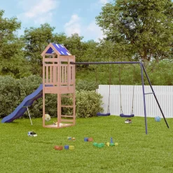 vidaXL Parque infantil de exterior madera maciza Douglas3156935 New