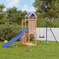 vidaXL Parque infantil de exterior madera maciza Douglas3156935 Discount