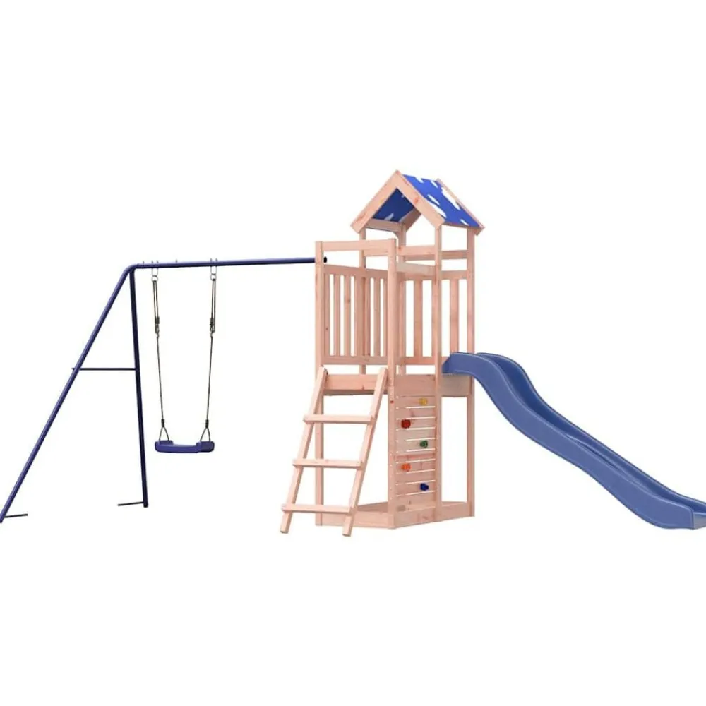 vidaXL Parque infantil de exterior madera maciza Douglas3156935 Discount