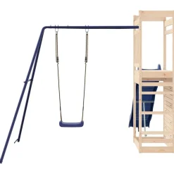 vidaXL Parque infantil de exterior madera maciza de pino