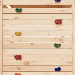 vidaXL Parque infantil de exterior madera maciza de pino