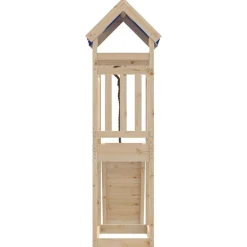 vidaXL Parque infantil de exterior de madera maciza de pino New