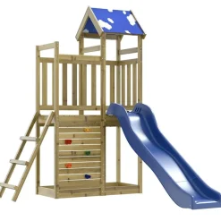 vidaXL Parque infantil de exterior madera de pino impregnada