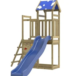 vidaXL Parque infantil de exterior madera de pino impregnada
