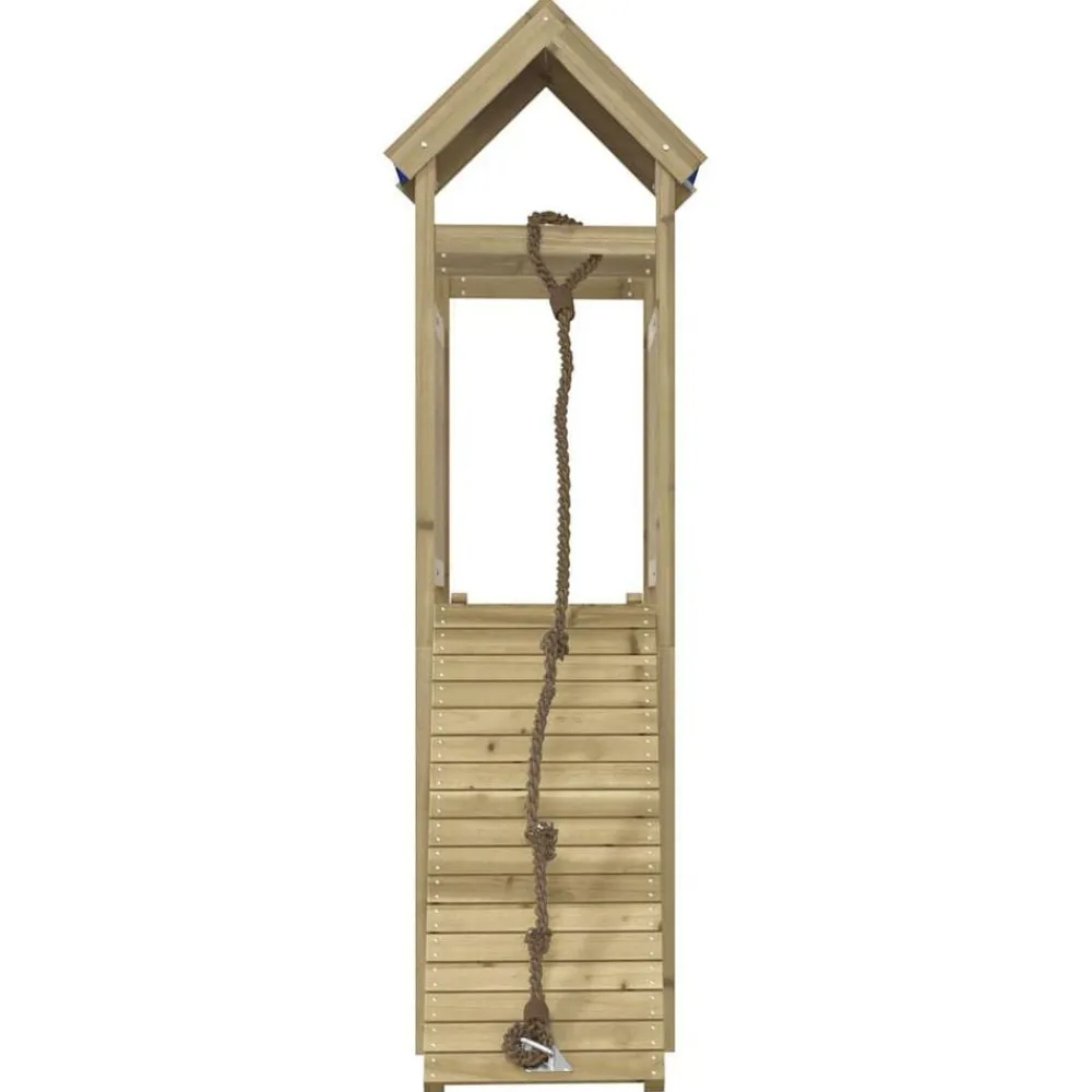 vidaXL Parque infantil de exterior madera de pino impregnada Outlet
