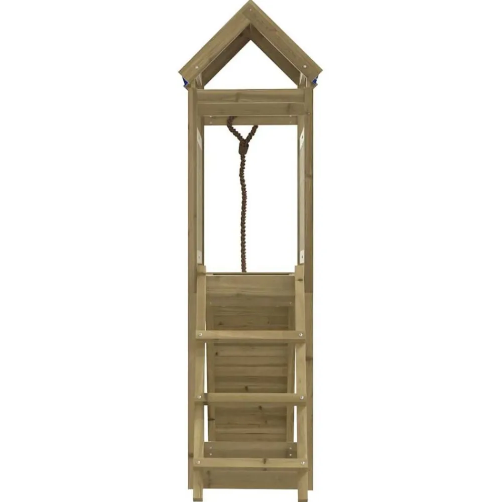 vidaXL Parque infantil de exterior madera de pino impregnada Outlet