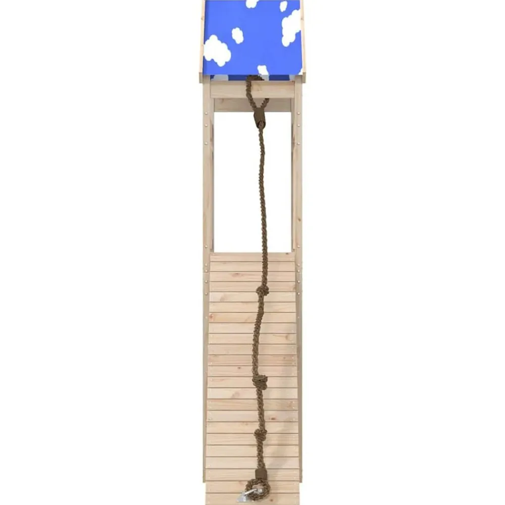 vidaXL Parque infantil de exterior de madera maciza de pino Best