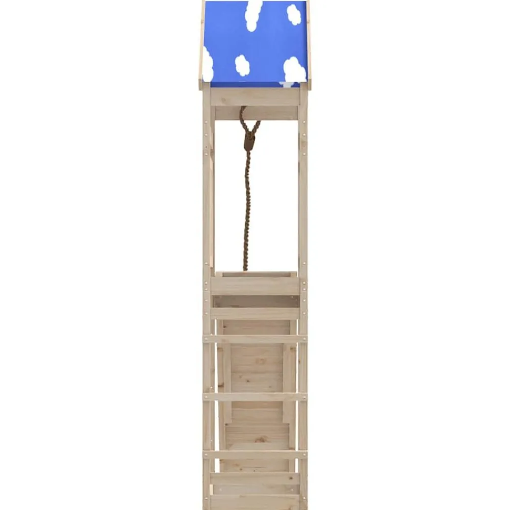 vidaXL Parque infantil de exterior de madera maciza de pino Best