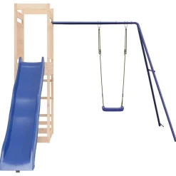 vidaXL Parque infantil de exterior madera maciza de pino
