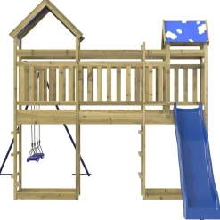 vidaXL Parque infantil de exterior madera de pino impregnada Sale