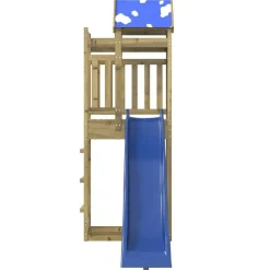 vidaXL Parque infantil de exterior madera de pino impregnada