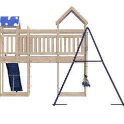 vidaXL Parque infantil de exterior de madera maciza de pino Online