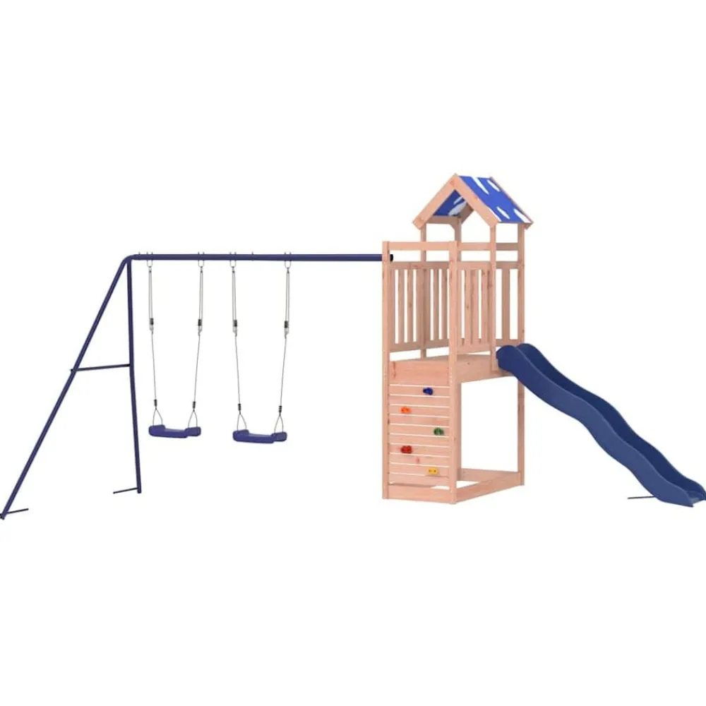 vidaXL Parque infantil de exterior madera maciza Douglas3156935 Sale