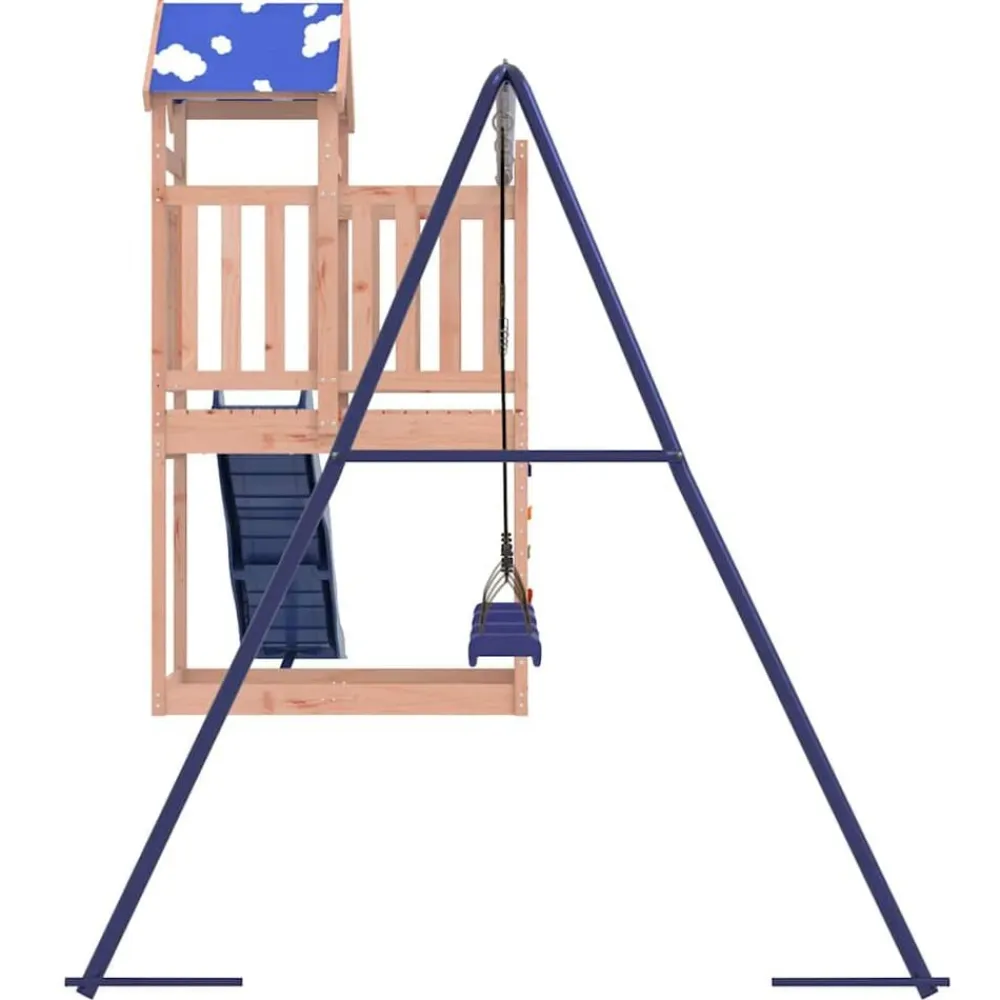 vidaXL Parque infantil de exterior madera maciza Douglas3156935 Sale