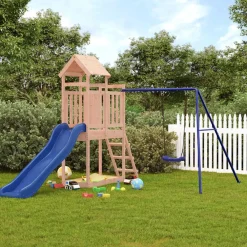 vidaXL Parque infantil de exterior madera maciza Douglas Outlet
