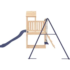 vidaXL Parque infantil de exterior madera maciza de pino