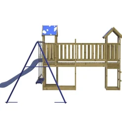 vidaXL Parque infantil de exterior madera de pino impregnada Online