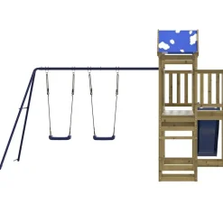 vidaXL Parque infantil de exterior madera de pino impregnada Online