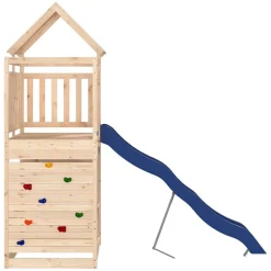 vidaXL Parque infantil de exterior madera maciza de pino New