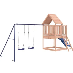 vidaXL Parque infantil de exterior madera maciza Douglas Sale