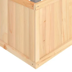 vidaXL Parque infantil de exterior madera maciza de abeto Gris